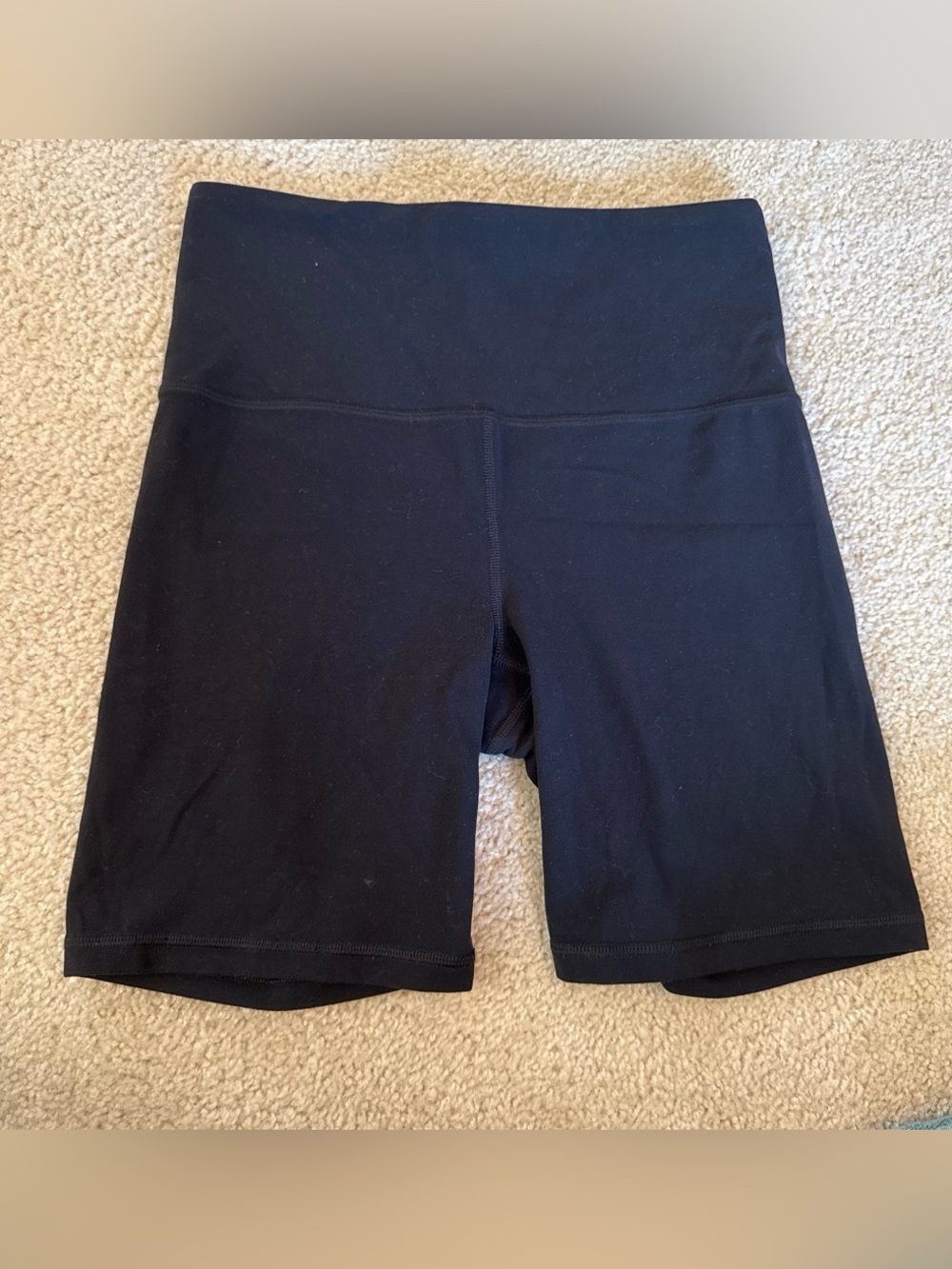 Athleta Black High-Rise Bike Shorts